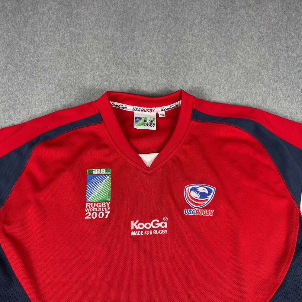 2007 Rugby World Cup Red Canada Kooga Jersey 3XL Vintage